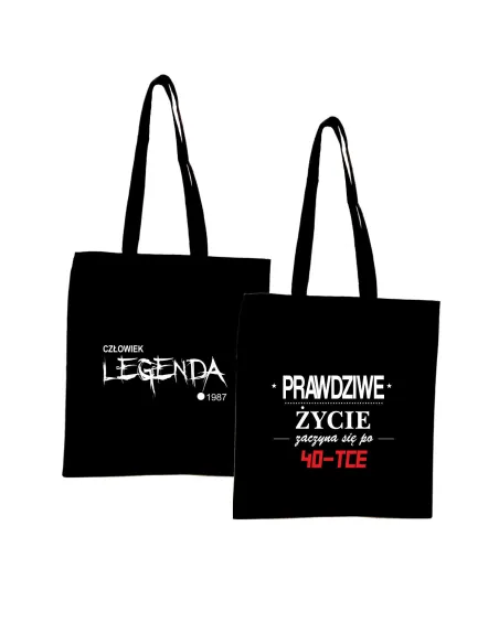 Eko Torba Nadrukiem Prezent 40 Urodziny Personalizowany