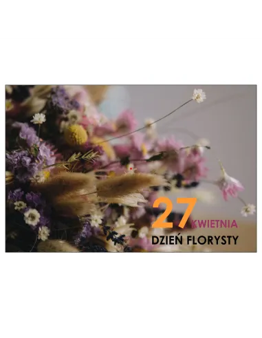 Magnesy na Lodówkę – 27 Kwietnia Dzień Florysty Reklamowy