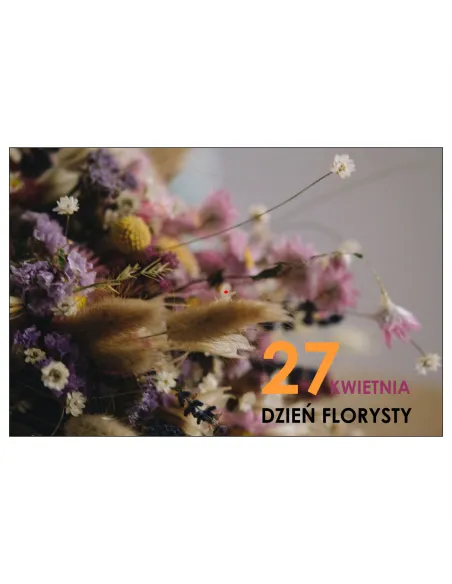 Magnesy na Lodówkę – 27 Kwietnia Dzień Florysty Reklamowy