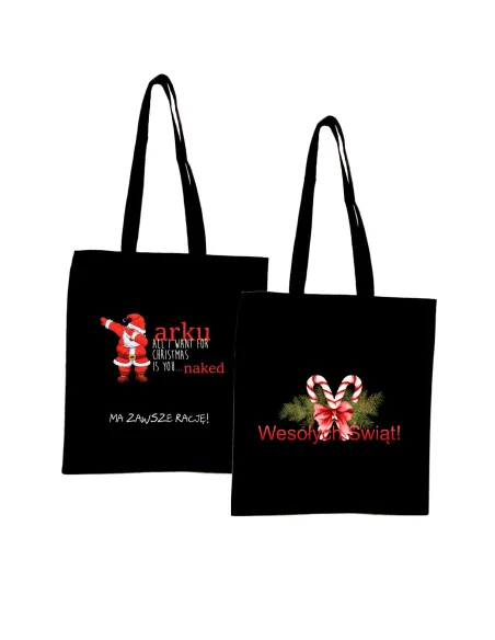 Eko Torba Imieniem Napis Prezent Święta Bożego Narodzenia