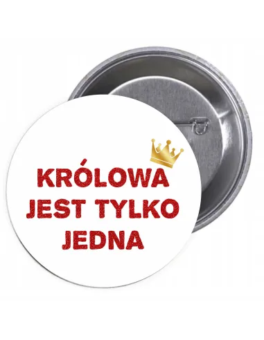 Przypinki Buttony Personalizowany z Nadrukiem Dzień Kobiet