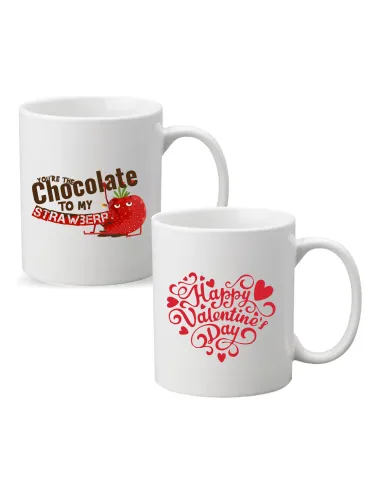 Kubek – Walentynkowy Nadrukiem Prezent Happy Valentine