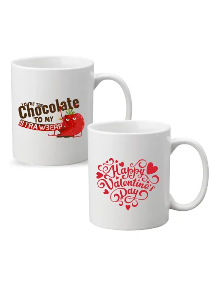 Kubek – Walentynkowy Nadrukiem Prezent Happy Valentine