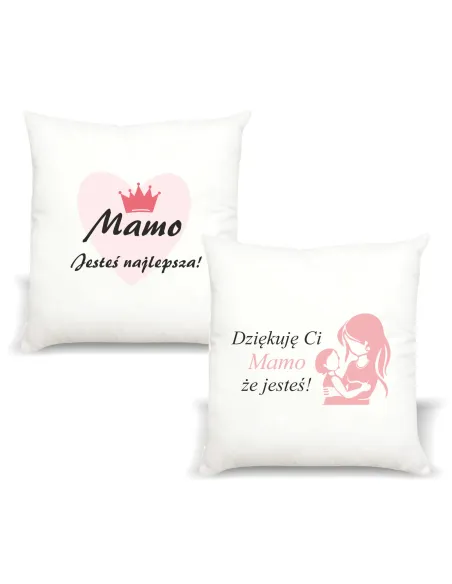 Poduszka z Nadrukiem Prezent Mamo Jesteś Najlepsza Dzień