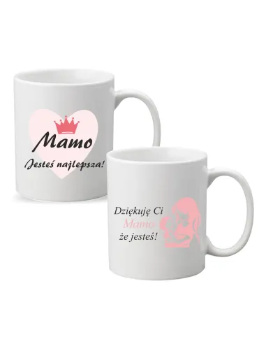 Kubek z Nadrukiem Prezent Mamo Jesteś Najlepsza Prezent