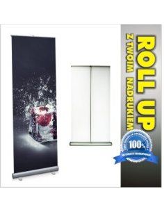 Roll Up 85x200 na Banerze 510g + Projekt Rollup Rollery