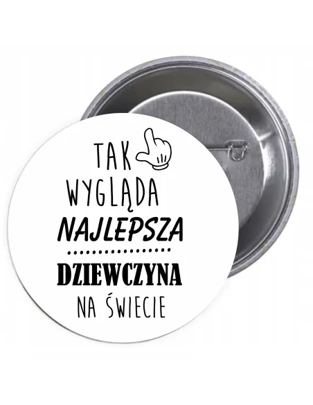 Przypinki Buttony Dzień Kobiet Znaczki Badziki z Przypinki