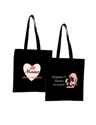 Eko Torba Nadrukiem Dziękuję Ci Mamo Że Jesteś z Nadrukiem
