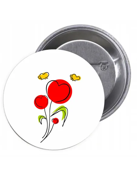 Przypinki Buttony Dzień Kobiet Znaczki Badziki z Znaczki