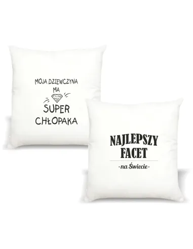 Poduszka z Nadrukiem Personalizowany Najlepszy Facet Świecie