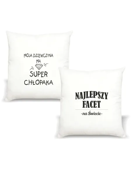 Poduszka z Nadrukiem Personalizowany Najlepszy Facet Świecie