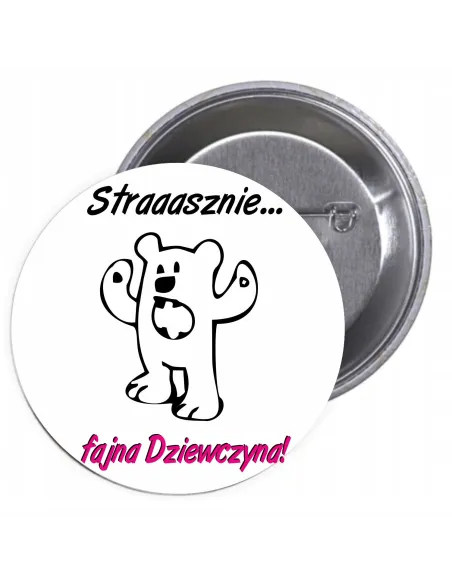 Przypinki Buttony Dzień Kobiet Znaczki Badziki z Badziki