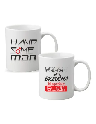 Kubek z Nadrukiem Prezent Dzień Chłopaka Personalizowany