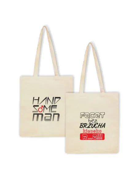 Eko Torba Nadrukiem Dzień Chłopaka Prezent Personalizowany