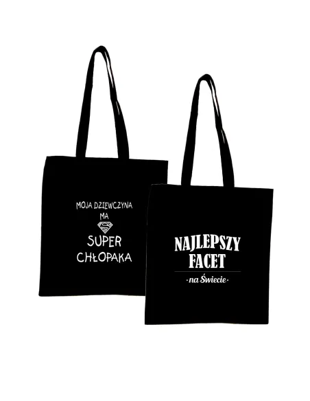 Eko Torba Nadrukiem Napis Prezent Chłopaka dla Chłopaka