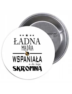Przypinki Buttony Dzień Kobiet Znaczki Badziki z Motywem