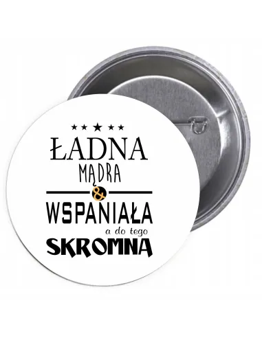 Przypinki Buttony Dzień Kobiet Znaczki Badziki z Motywem