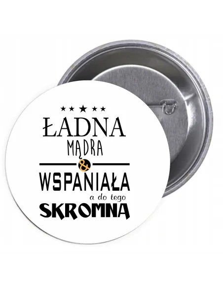 Przypinki Buttony Dzień Kobiet Znaczki Badziki z Motywem