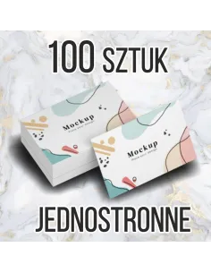 Wizytówki 100 Szt. 48h Szybki Druk Express z Nadrukiem