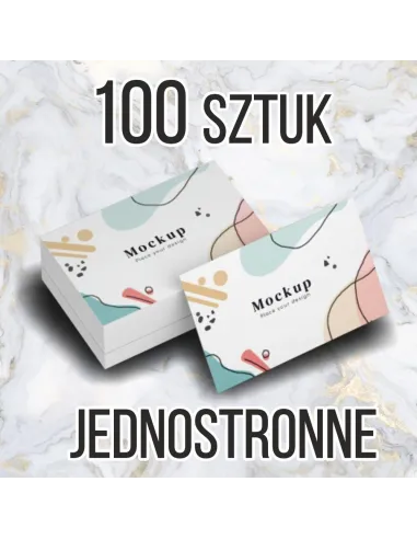 Wizytówki 100 Szt. 48h Szybki Druk Express z Nadrukiem