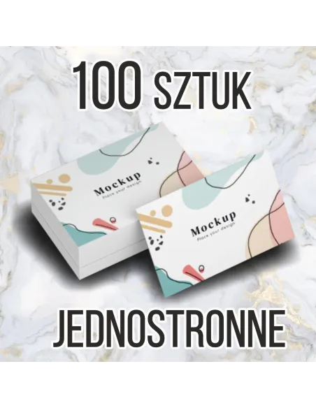 Wizytówki 100 Szt. 48h Szybki Druk Express z Nadrukiem