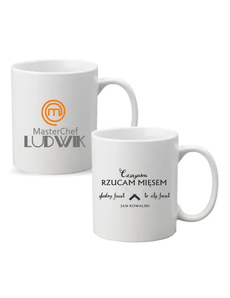 Kubek Personalizowany z Nadrukiem na Prezent Imieniem Napis