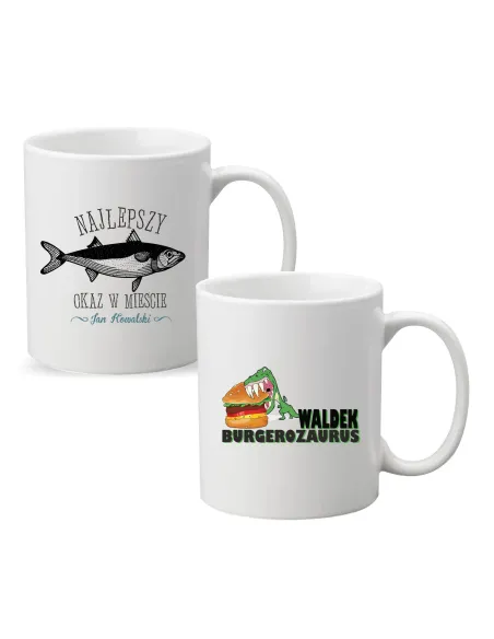 Kubek Imieniem Napis Prezent Burgerozaurus Personalizowany