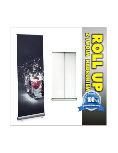 Roll Up 85x200 Banerze 440g + Projekt Ekonomiczne Rollupy