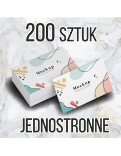 Wizytówki 200 Szt. 48h Szybki Druk Express z Nadrukiem