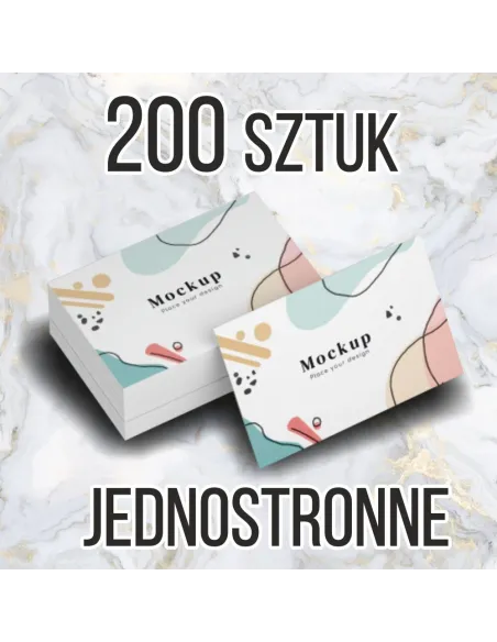 Wizytówki 200 Szt. 48h Szybki Druk Express z Nadrukiem