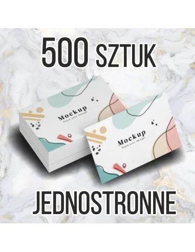 Wizytówki 500 Szt. 48h Szybki Druk Express z Nadrukiem