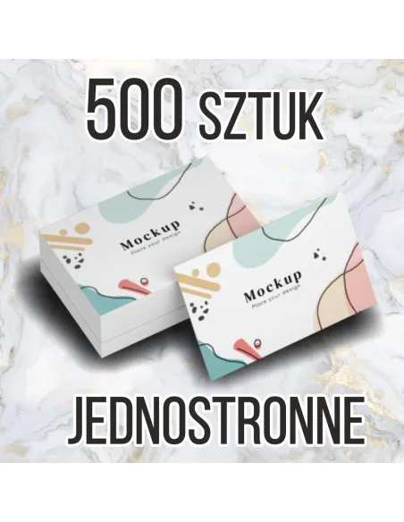 Wizytówki 500 Szt. 48h Szybki Druk Express z Nadrukiem