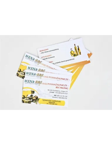 Wizytówki 500 Szt. 48h Szybki Druk Express z Nadrukiem