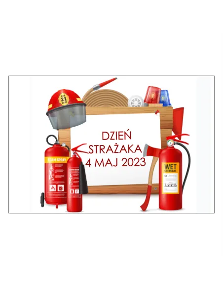 Magnesy na Lodówkę – Dzień Strażaka 4 Maj 2023 Reklamowy