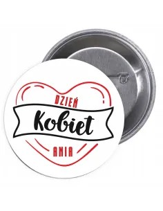 Przypinki Buttony Dzień Kobiet Znaczki Badziki na Festyn