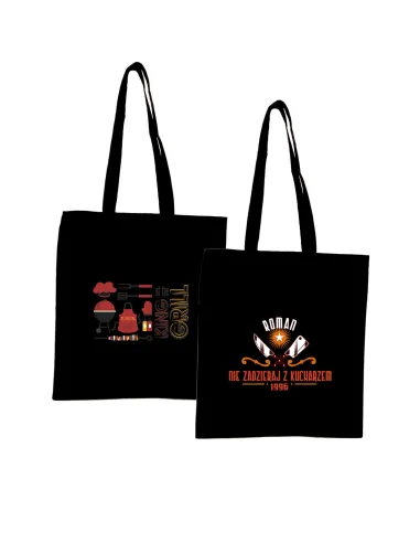 Eko Torba Nadrukiem Prezent King Of The Grill z Nadrukiem