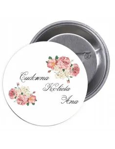 Przypinki Buttony Dzień Kobiet Znaczki dla Uczestników