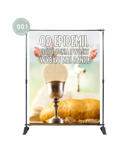 Baner Personalizowany Boże Ciało Dekoracja Ołtarza 200x150cm