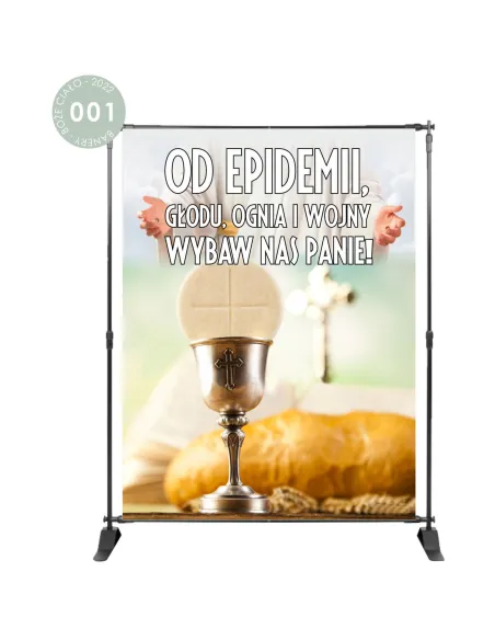 Baner Personalizowany Boże Ciało Dekoracja Ołtarza 200x150cm