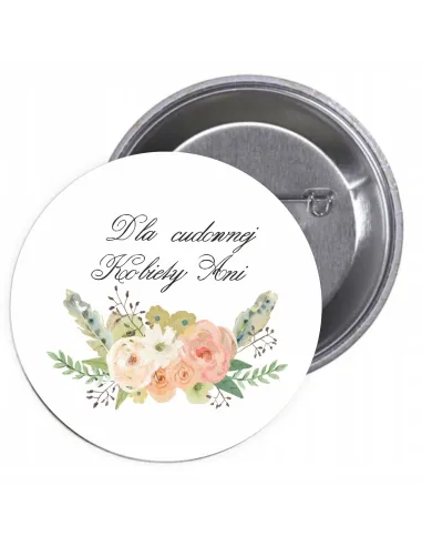 Przypinki Buttony Dzień Kobiet Znaczki Badziki z Hasłem