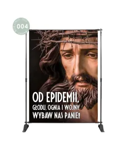 Baner na Boże Ciało Dekoracja Ołtarza 200x150cm z Nadrukiem