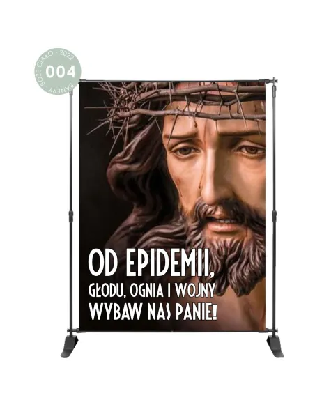 Baner na Boże Ciało Dekoracja Ołtarza 200x150cm z Nadrukiem