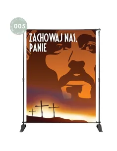 Baner – Boże Ciało Dekoracja Ołtarza 200x150cm z Nadrukiem