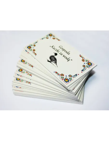 Wizytówki z Nadrukiem 200 szt 2 Strony 48h Szybki Express