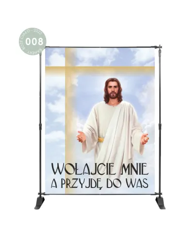 Baner 200x150cm Boże Ciało Dekoracja Ołtarza Personalizowany
