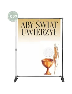 Baner 200x150cm Boże Ciało Dekoracja Ołtarza Gotowy Projekt