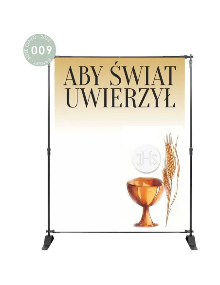 Baner 200x150cm Boże Ciało Dekoracja Ołtarza Gotowy Projekt