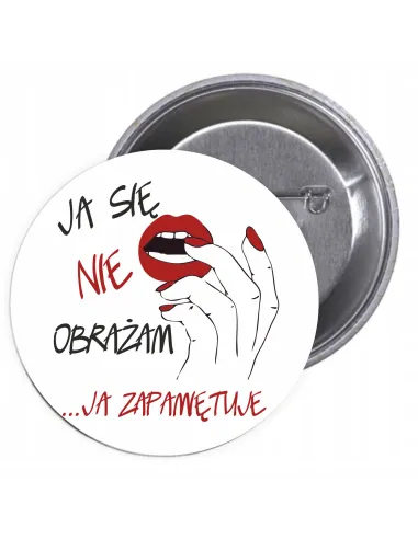 Przypinki Buttony Dzień Kobiet Znaczki Badziki na Prezent