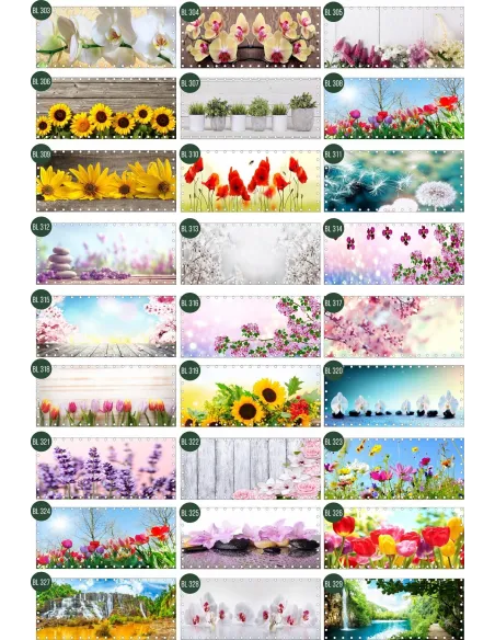 Osłona Balkonowa na Balkon Siatkę Kwiaty Surfinie Mata