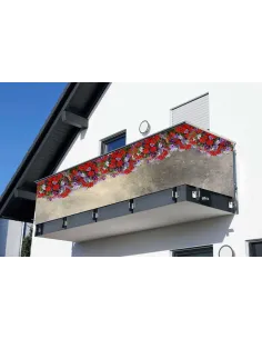 Osłona Balkonowa Mata Piekne Wzory Ozdoba Balkonu Tanio